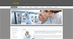 Desktop Screenshot of biom.pl