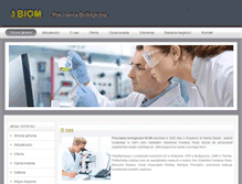 Tablet Screenshot of biom.pl