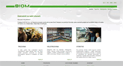 Desktop Screenshot of biom.si